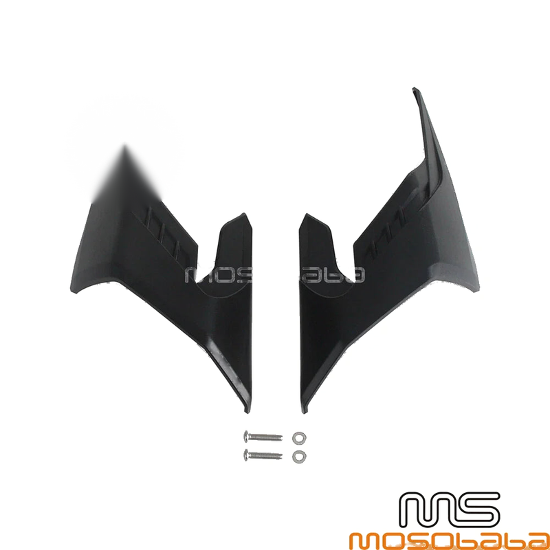 Honda CB650R Black Universal Winglets Side Fin Trim Covers (2018-2023)