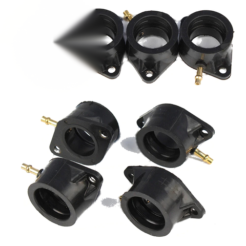 Kawasaki KZ1000 KZ1100 4 Pcs Carburetor Intake Manifold Boots (1977-1983)