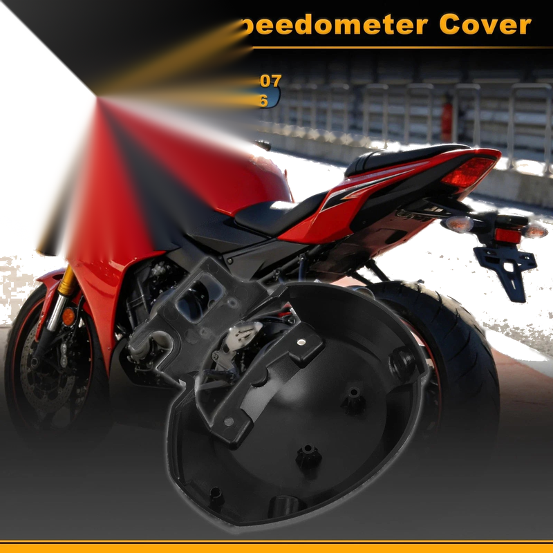 YAMAHA FZ6N Motorcycle Speedometer Gauge Cover Black Plastic (2004–2007)