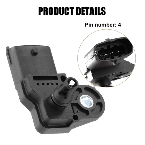 Fiat, Opel, Saab, Renault, Honda, Ford Boost Pressure Sensor