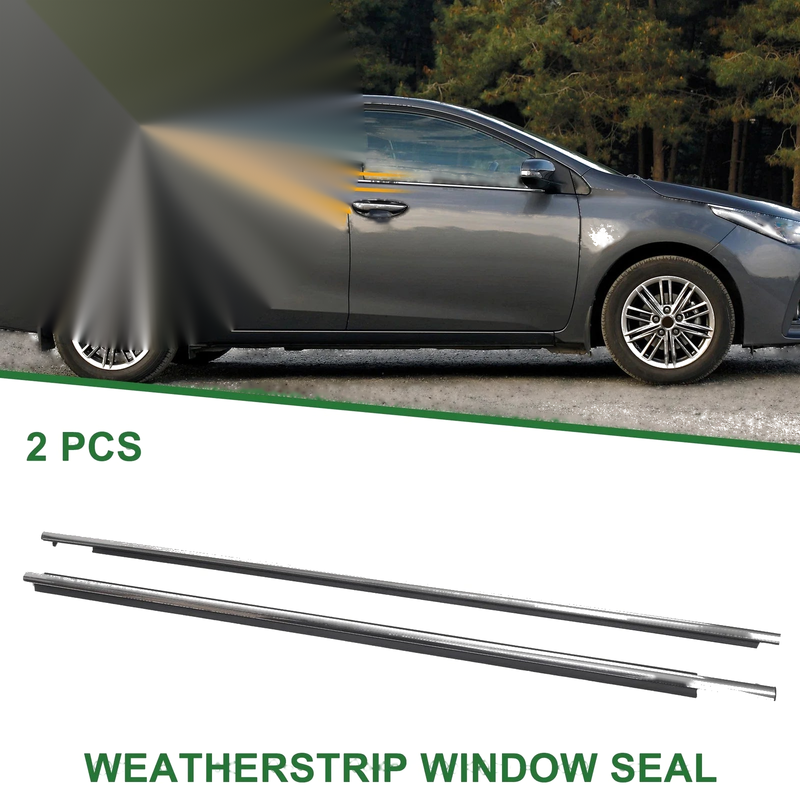 Toyota Corolla 2 x Weatherstrip Window Seal (2014–2018)