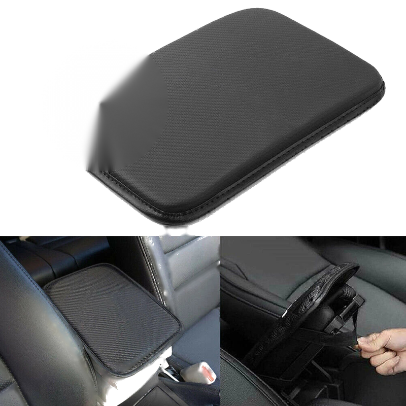 Carbon Center Console Armrest Cushion Comfort Mat Pad Cover