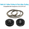 Husqvarna LS XLS GTH LGT Belt & V Idler Pulley