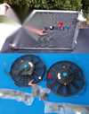 Mini One Cooper R50 R52 R53 1.4 1.6 A / C Alu Radiator + Fan (2002-2007)