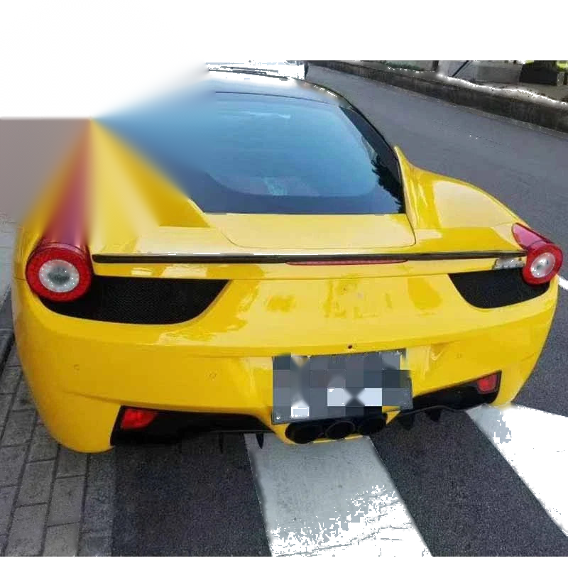 Ferrari 458 Italia 2010-2015 Real Carbon Fiber Rear Spoiler Trunk Wing