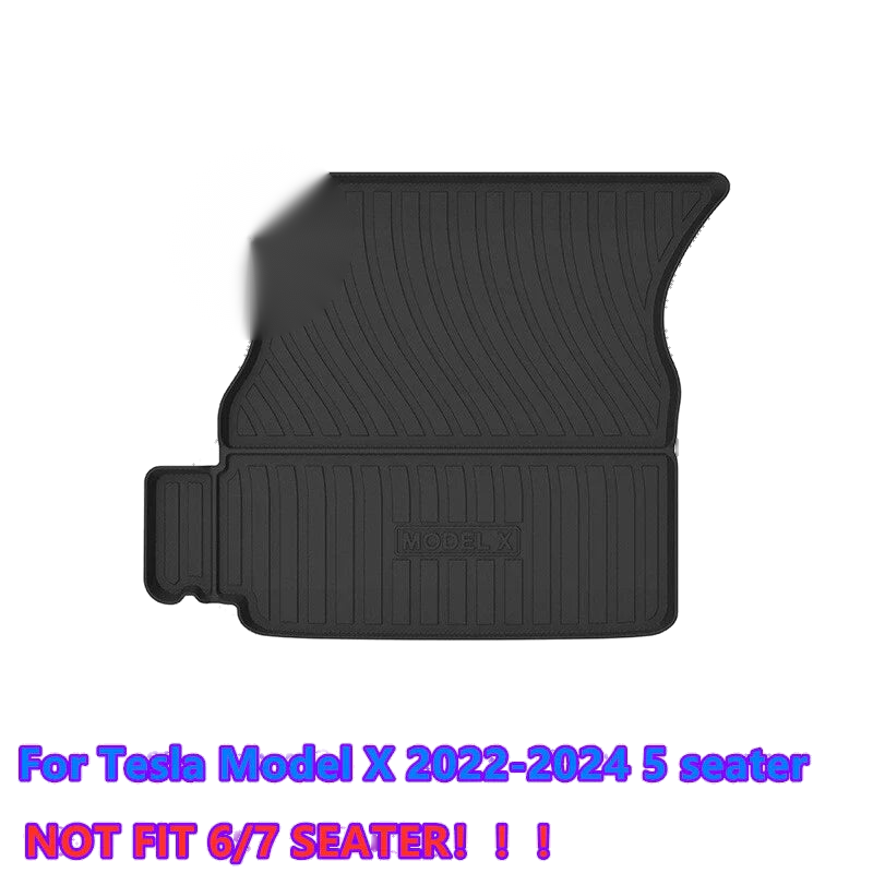 Tesla Model X TPE Front Frunk/Rear Trunk Cargo Liner Pad Mat (2022–2024)