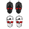 Motorcycle Chopper Cool Skull License Plate Frame Bolt Covers