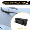 Chevrolet Silverado 2500 (1999-2004) Black Front Left Exterior Door Handle