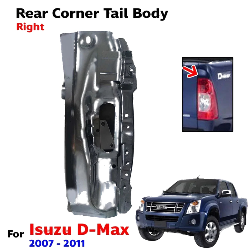 For Isuzu D-Max Hoden Rodeo RA Pickup 2007-11 Rear Gate Tail Body Corner Right
