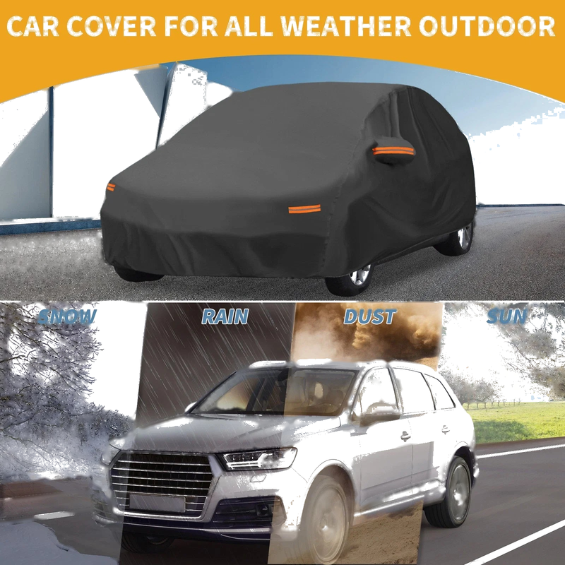 Ford Focus Waterproof All Weather Car Cover with Reflective Straps (2000-2023)