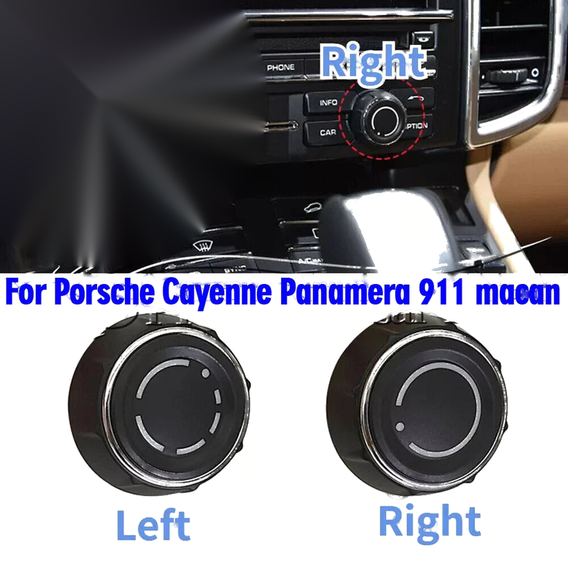 Porsche Cayenne Panamera 911 Macan Radio Volume Control Knob Switch