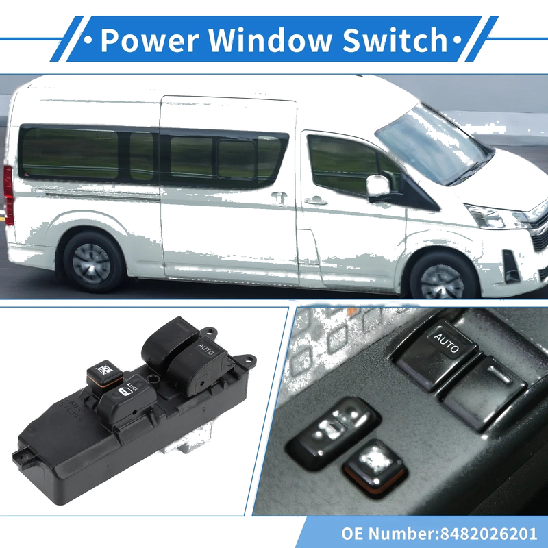 Toyota Hiace KDH200R Power Window Switch (2005-2014)