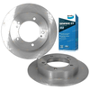 Sierra SJ80 4x4 Front Disc Rotors + Brake Pads (96-98)