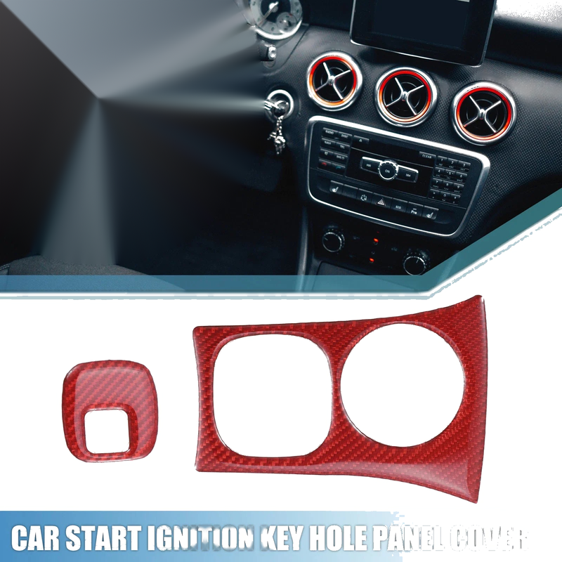 Chevy Corvette C5 Red Key Hole Panel Covers (1997-2004)