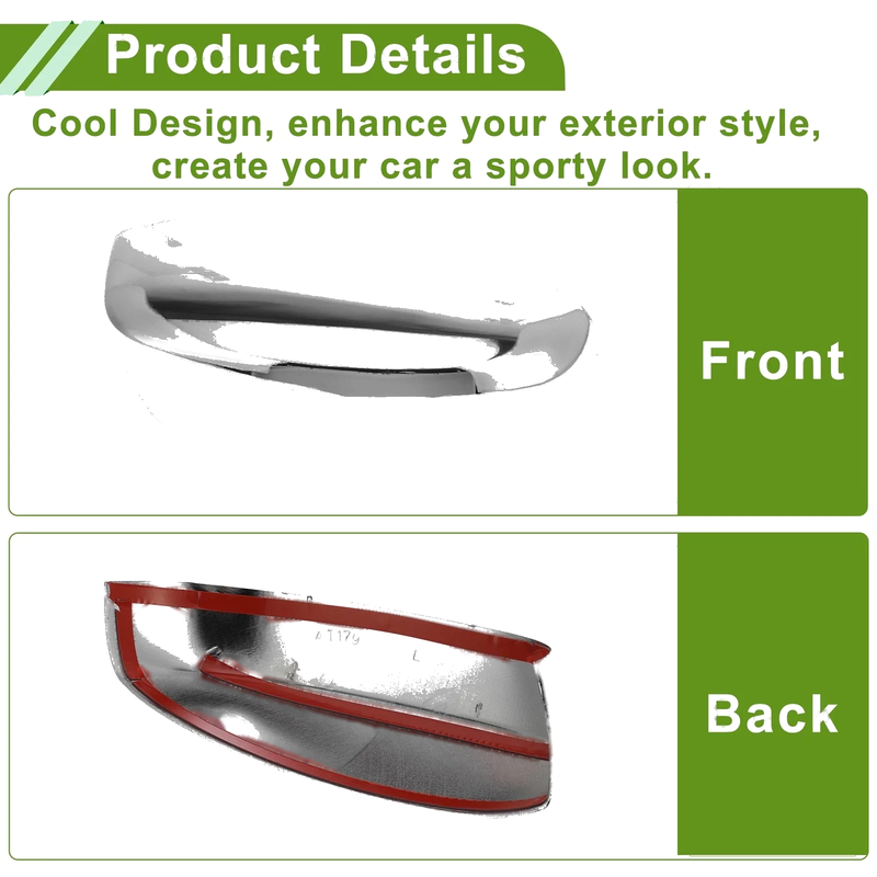 Chevy Silverado 1500 Mirror Cover Cap Electroplating Replacement (2007-2013)