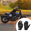 Motorcycle Breathable Smartphone Touch XL Black TPU 1 Pair Gloves