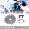 Dirt Bike Chain Sprocket 16T 17mm Front Engine Titanium Tone
