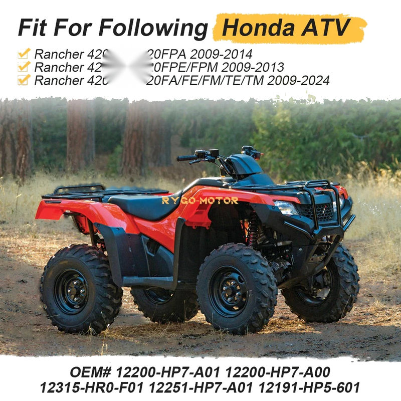 Honda Rancher 420 Cylinder Head Valves & Top End Gasket Kit (2009–2024)