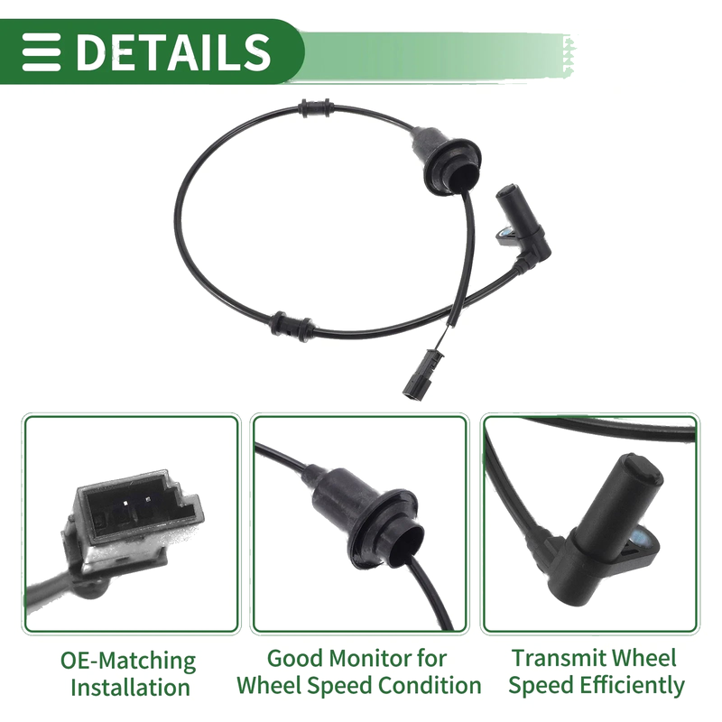 Mercedes-Benz CL500 Right Rear ABS Wheel Speed Sensor (2003-2006)