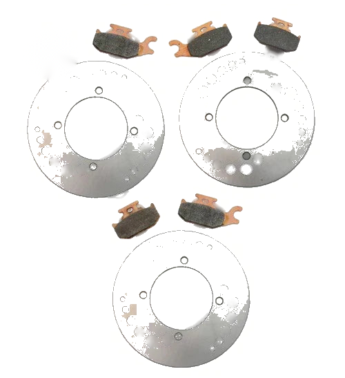 Can-Am Renegade 800 R X Front Rear Brake Rotors and Pads (2009–2010)
