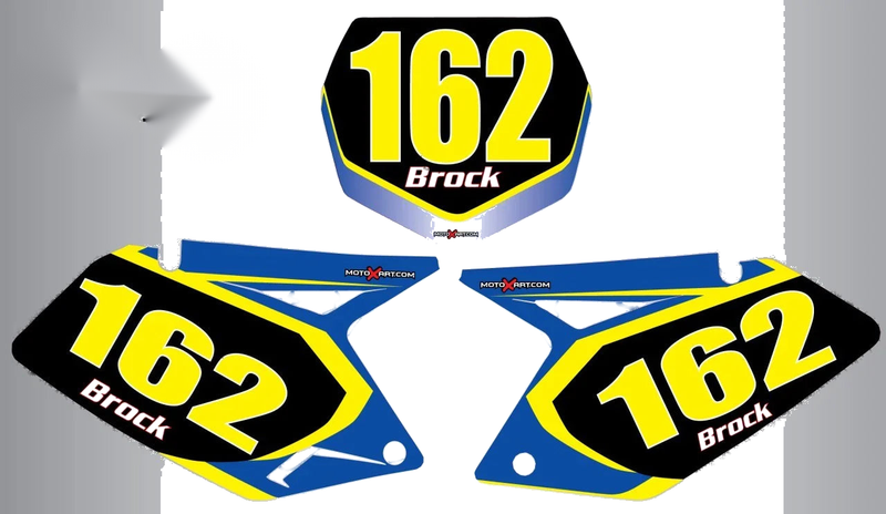 Suzuki RMZ 250 Custom Number Plates (2007-2009)