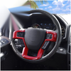 Ford F150 F250 F350 Red Steering Wheel Trim Switch Frame