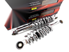 Kawasaki KM100 280mm JBS Chrome Rear Shock Absorbers (1976-1981)