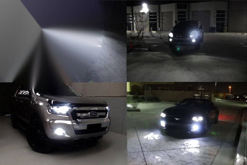 Mitsubishi NM NP Pajero 8000LM LED Fog Spot Light Globes (2000-2006)