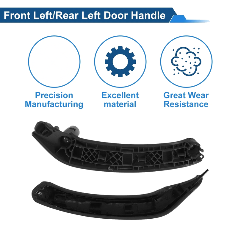 BMW X3 Black Front Passenger Side Inner Door Panel Handle (2010-2016)