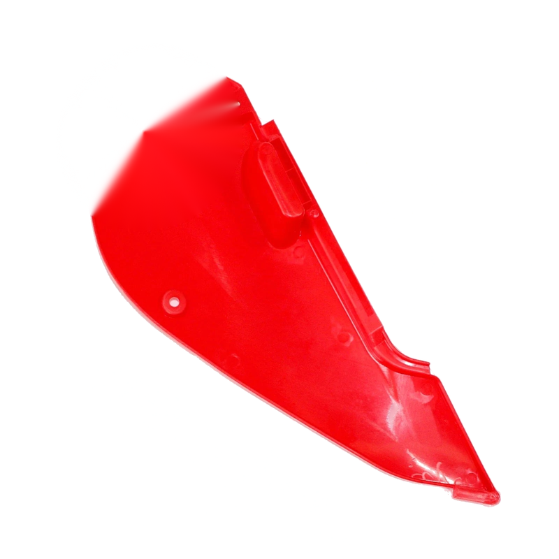 KLX110 Red Plastic Rear Left Side Guard Fender (2002-2023)