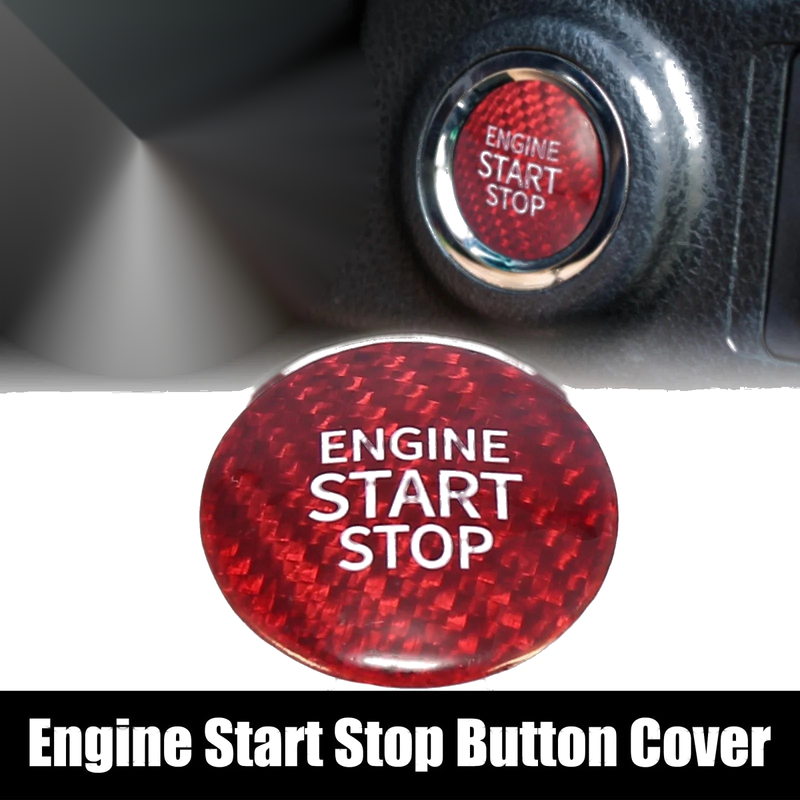 Toyota Corolla Avalon Red Engine Start Stop Button Cover (2014-2023)