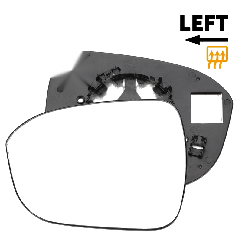 Nissan Juke Left Side Heated White Mirror Glass (2019-2022)