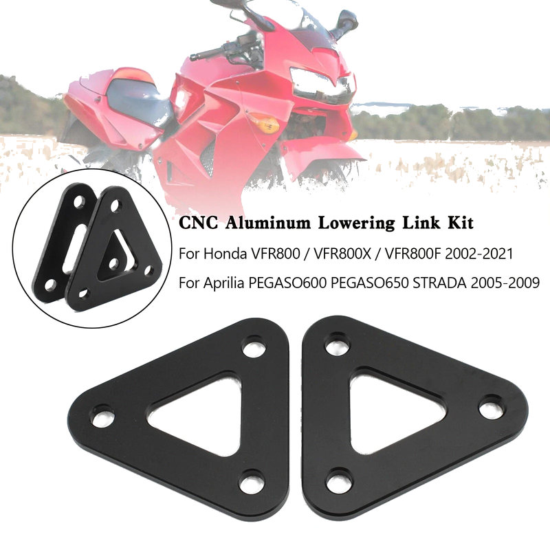 Honda VFR800 (2002-2021) & Pegaso 600 / 650 Lowering Kit (2005-2009)