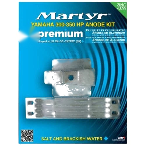 Yamaha 300-350 HP High Performance Anode Kit Alloy Outboard