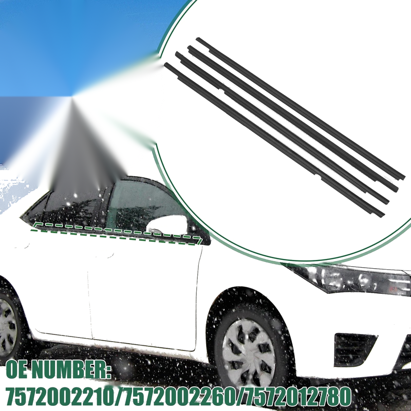Toyota Camry Set Window Weatherstrip Trim Seal Belt