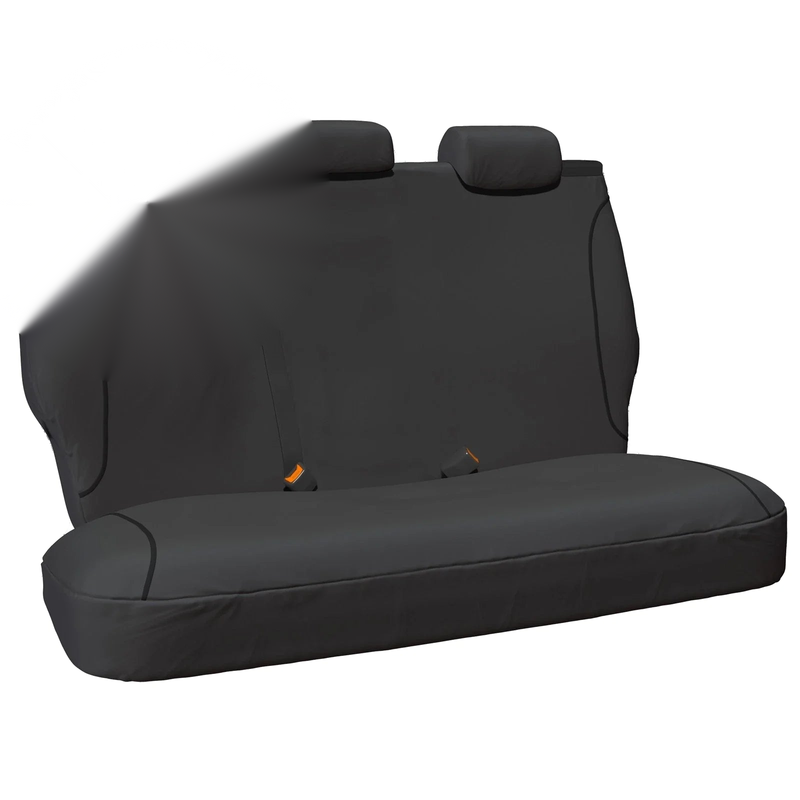 Ford Ranger PX Grey Canvas Custom Fit Rear Seat Cover (2011 - 2015)