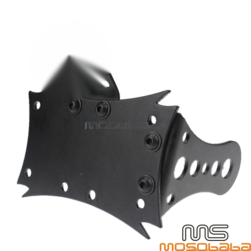 Old School Cruiser Bobber 3/4” Axle Side Mount License Plate Bracket