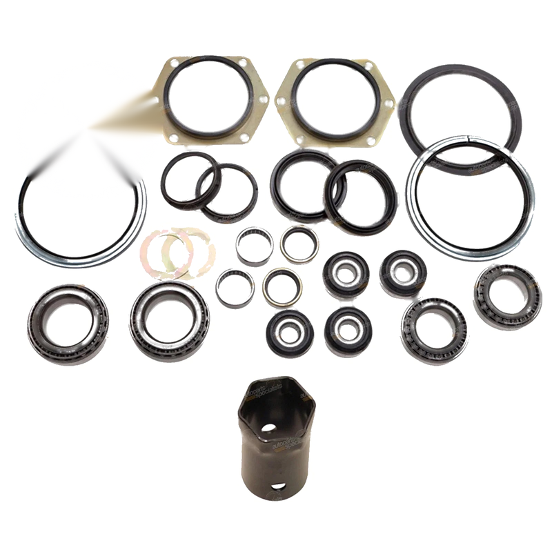 Nissan Safari GR Y60 Wheel Bearing King Pin Swivel Hub Repair Kit + Socket