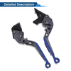 Honda X11 (1999-2002) - Titanium Blue Adjustable Brake Clutch Levers