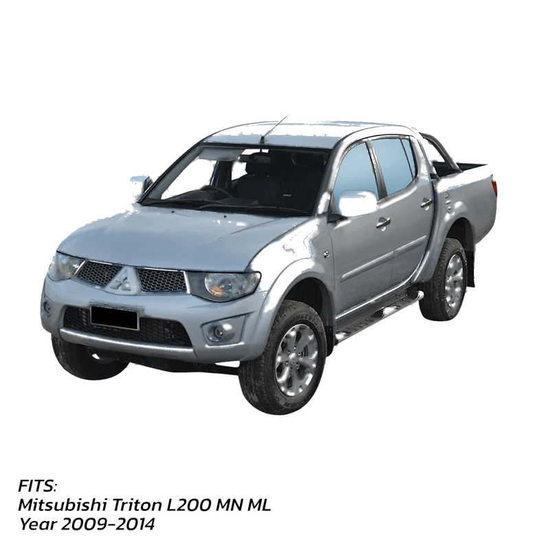 Mitsubishi Triton L200 E4 Fog Lamp Spot Light + Black Cover Set (09-14)