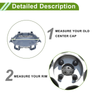 Toyota Land Cruiser Wheel Center Caps  No.4260B60290 (2008-2023)