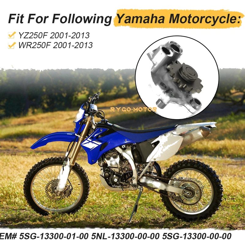 Yamaha YZ250F WR250F Oil Pump Assembly (2001–2013)