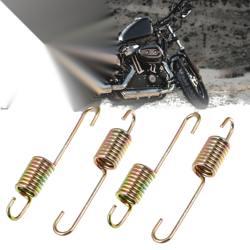 Suzuki 4 x Gold Tone Motorcycle Brake Pedal Return Springs