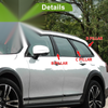 Chevy Trailblazer (2002 - 2009) Black 8 Pcs Pillar Window Trim