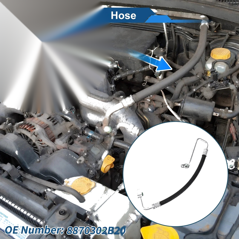 Toyota Corolla A/C Refrigerant Liquid Hose (2015–2017)