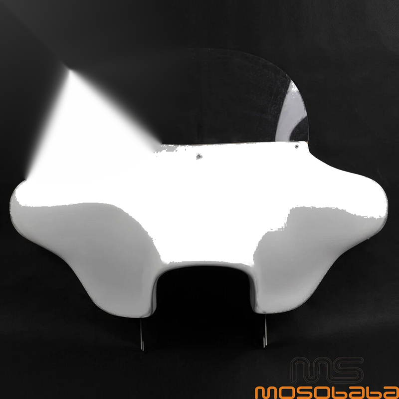 Harley Road King Detachable Batwing Fairing Windshield & 6x9 Speakers (94+)