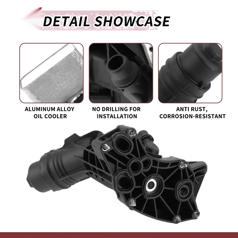 BMW M240i XDrive Engine Oil Cooler Filter Housing (2017-2023)