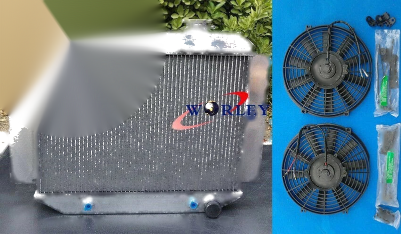 Holden Kingswood HD HR HK HT HG 6cyl 3 Row Radiator, Shroud, Fan (1966-1970)
