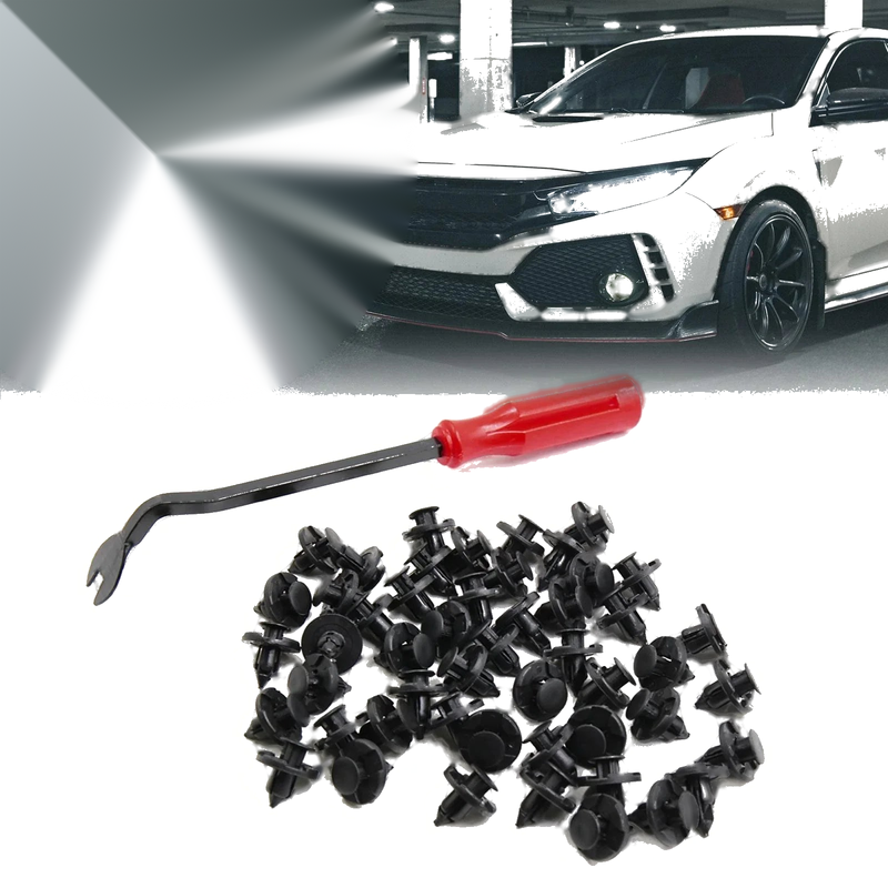 Nissan Altima 50 Pcs Car Retainer Clips & Rivets with Remover