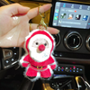 Gift Decorations Keyring Plush Christmas Keychain